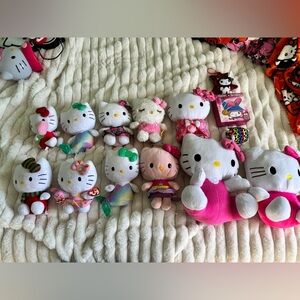 Hello Kitty plushie lot